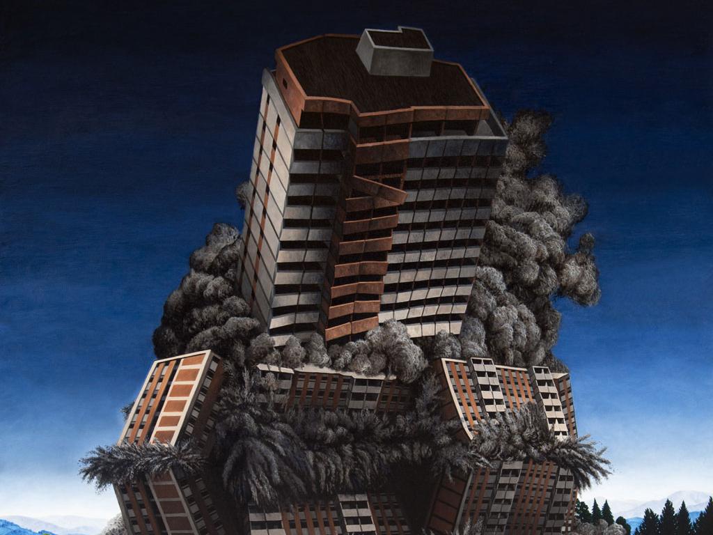 La Torre, 2012, óleo sobre tela, 200x160cm