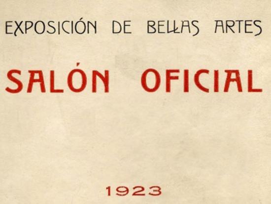 CATÁLOGO EXPOSICIÓN DE BELLAS ARTES, SALÓN DE 1923