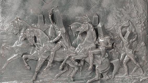 "Batalla de Maipú" Fotografía del momumento editada digitalmente.