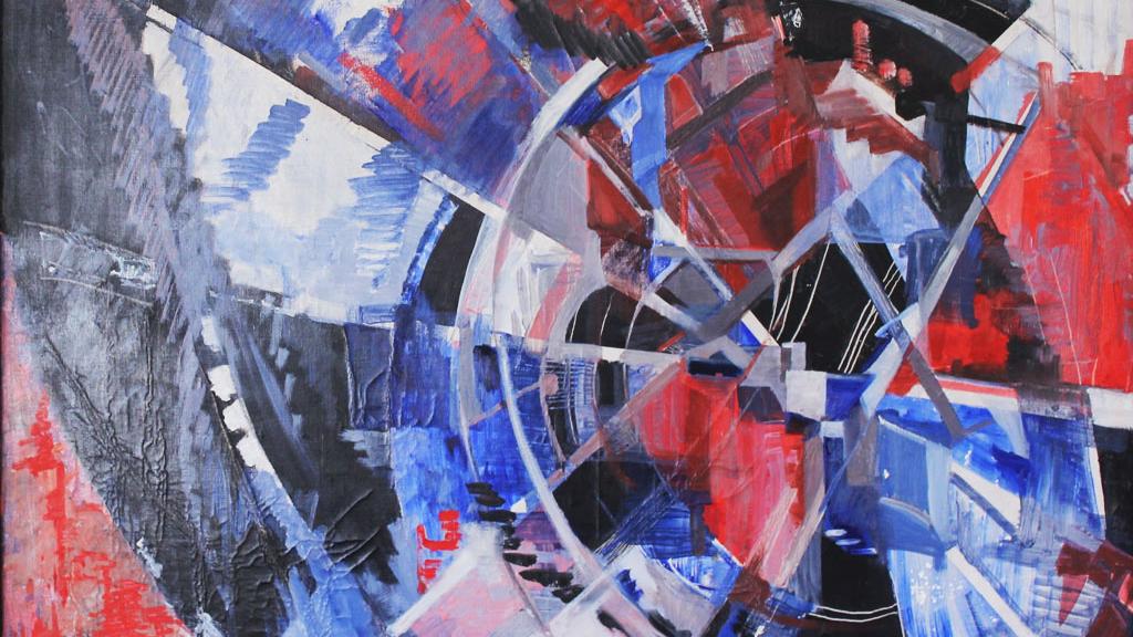 Detalle obra Ana Cortés, Rueda de la Vida