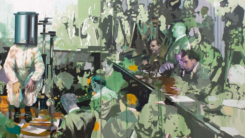 Detalle de obra de Carlos Ampuero