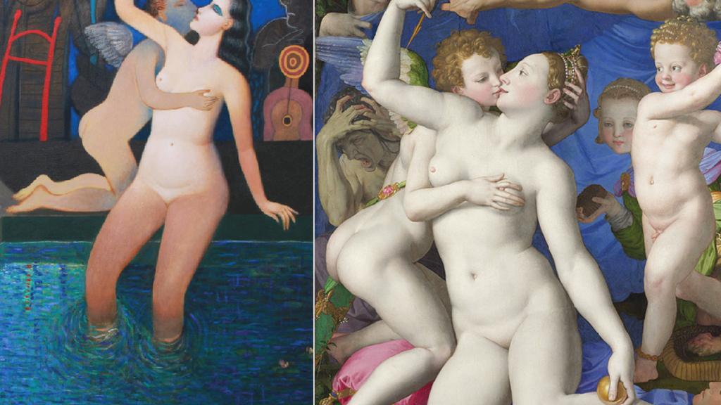 Venus y Cupido por Gonzalo Cienfuegos y Agnolo Bronzino