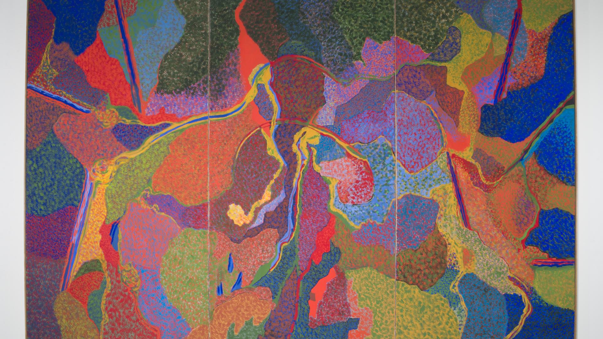 Temple al huevo y óleo sobre tela