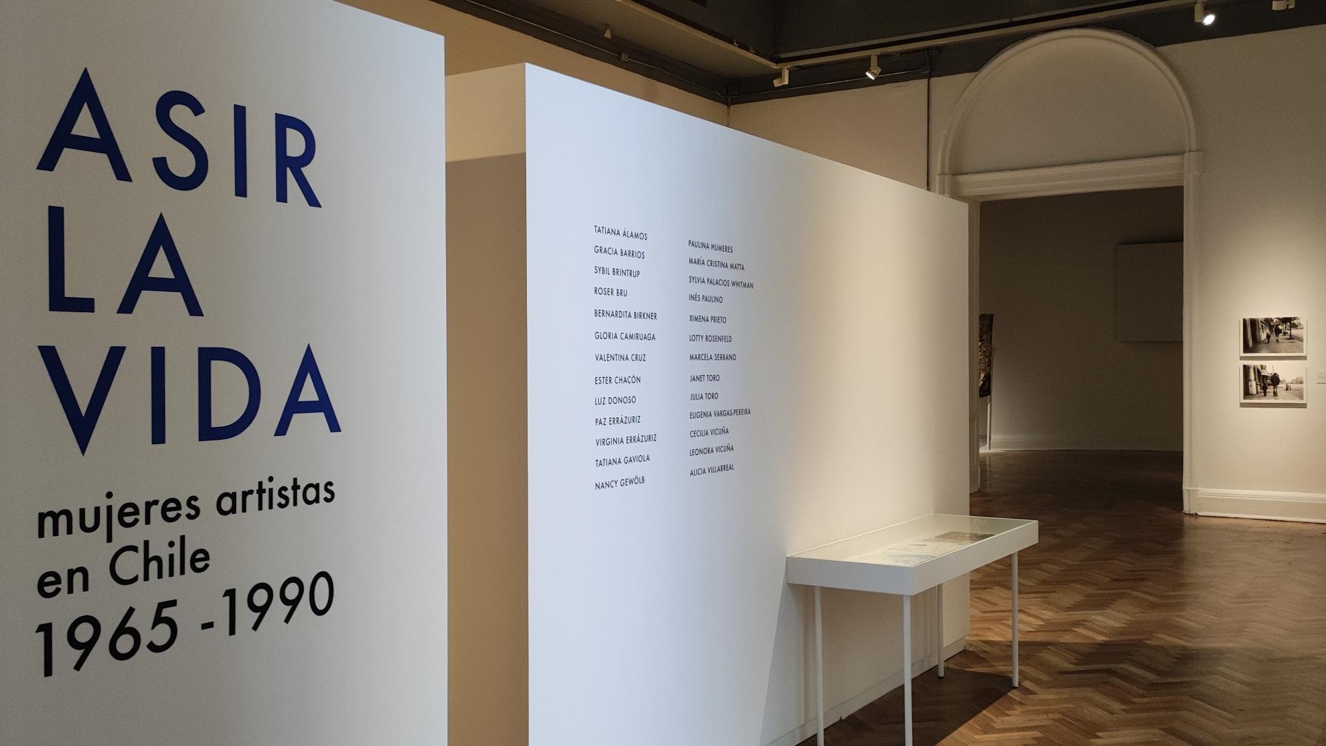 Exposición "Asir la vida", curaduría Andrea Giunta.