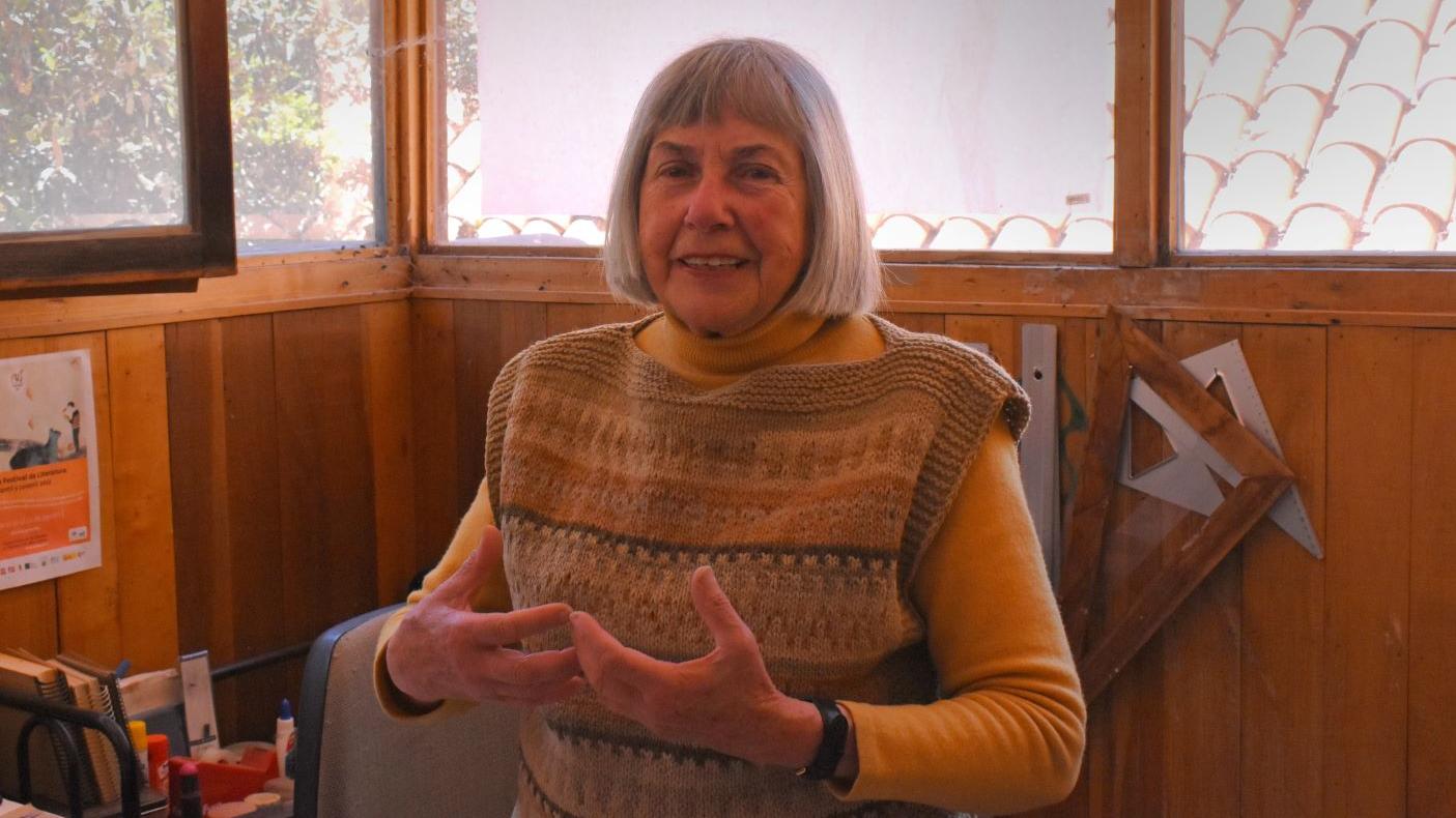 Fotografía de la artista Valentina Cruz