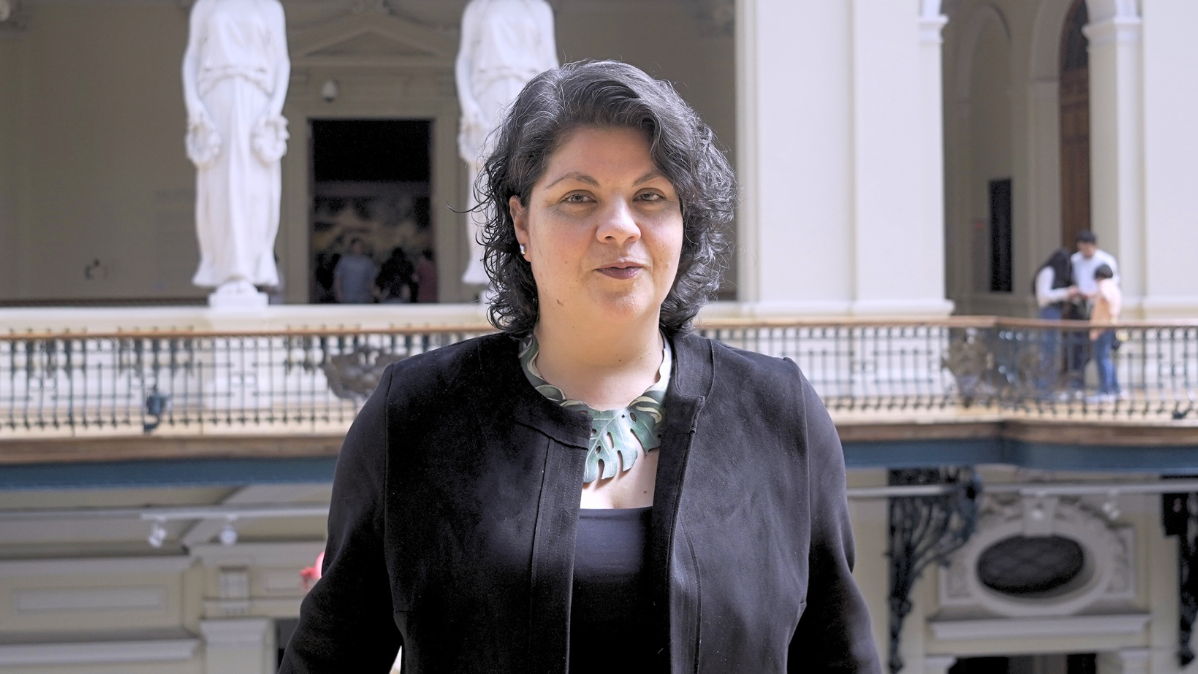 Fotografía de María José Vilches, nueva coordinadora de Comunicaciones MNBA