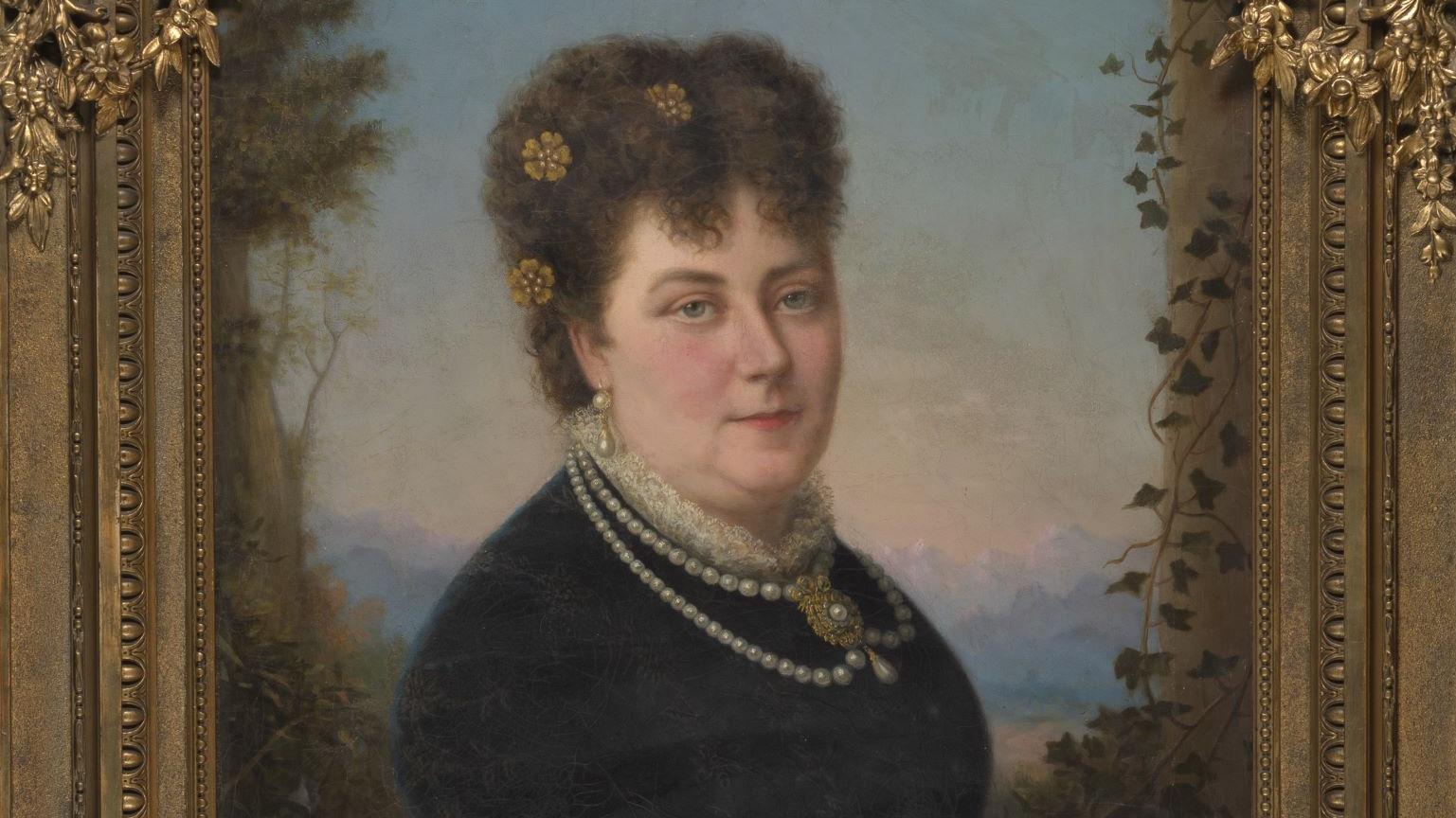 Obra Retrato de Manuela Real de Azúa, de Agustina Gutiérrez