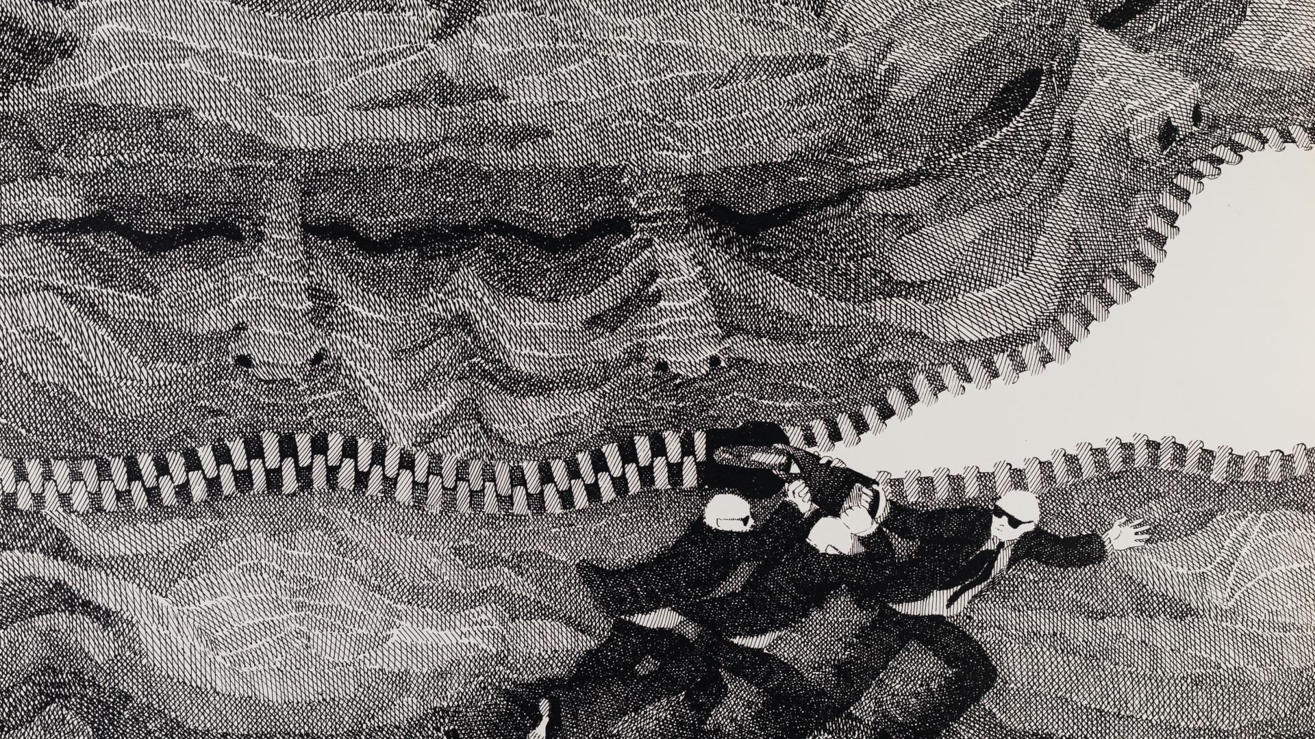 Valentina Cruz. Dibujo 9 (1979). Col. MNBA