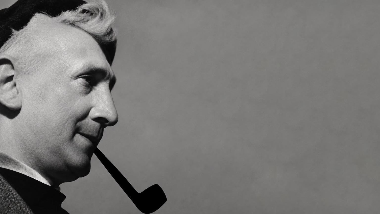 Foto en blanco y negro del artista Luis Vargas Rosas