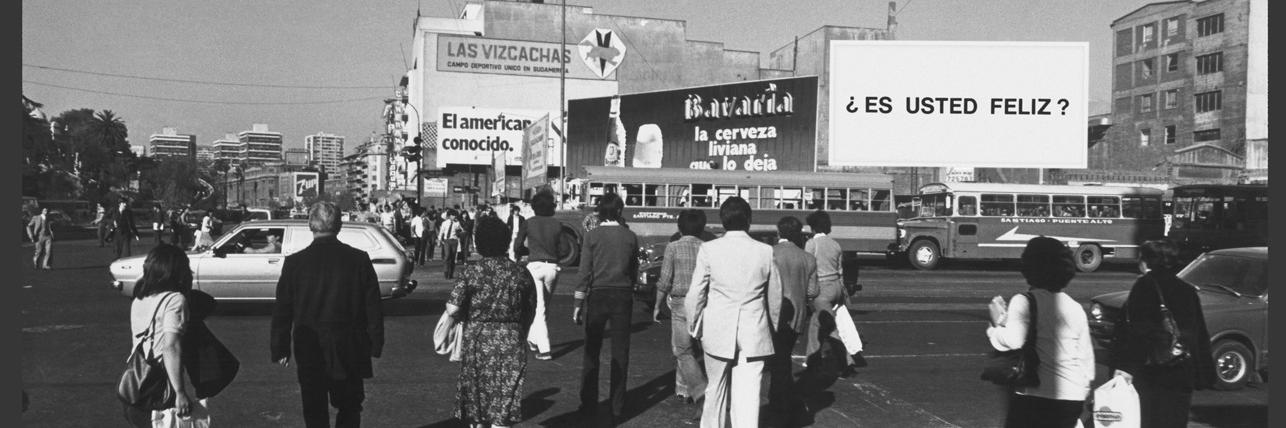 Alfredo Jaar, "Estudios sobre la felicidad", 1979 - 1981 (detalle).