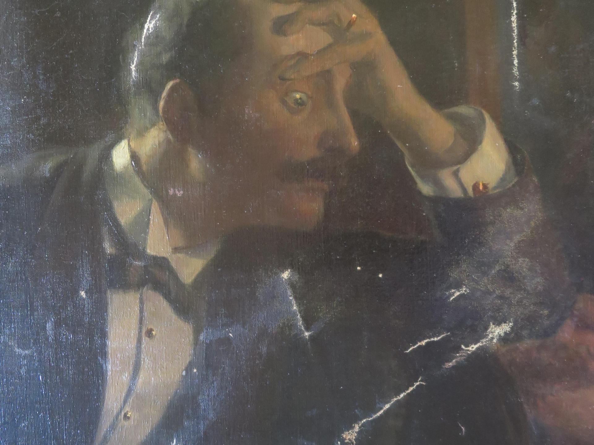 La ley del honor (detalle). Juan Harris, 1894. Colección MNBA.