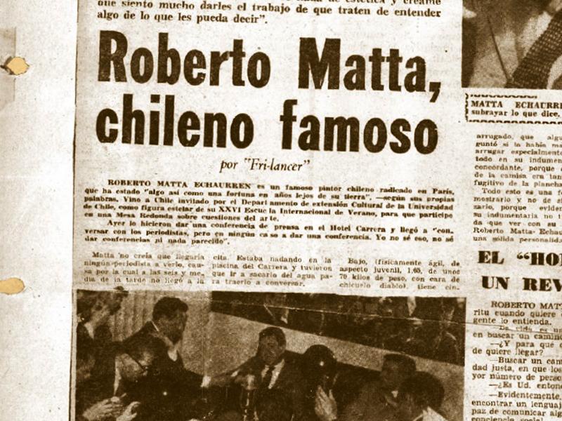 Detalle recorte de prensa. Biblioteca MNBA