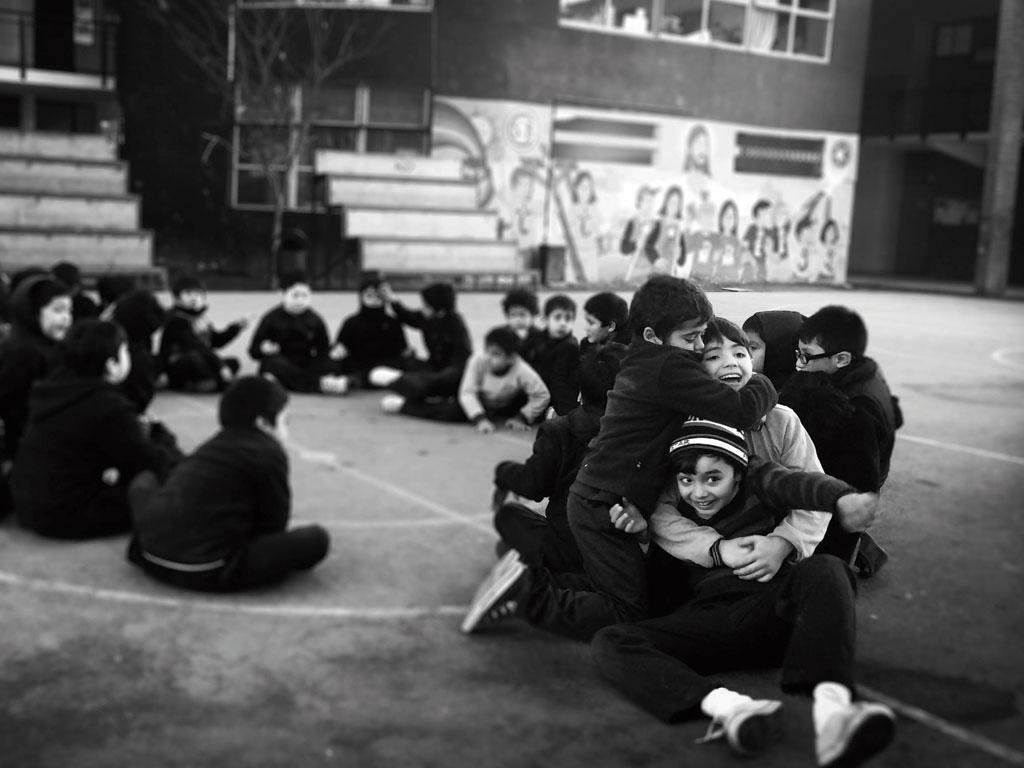 Javiera Contreras, 16 años. En la población Siete Canchas, Pudahuel 2014.
