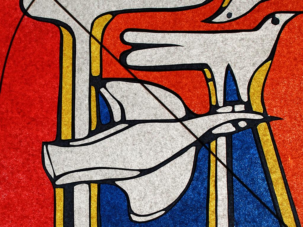 Detalle de Volantín exposición Sueños en Vuelo