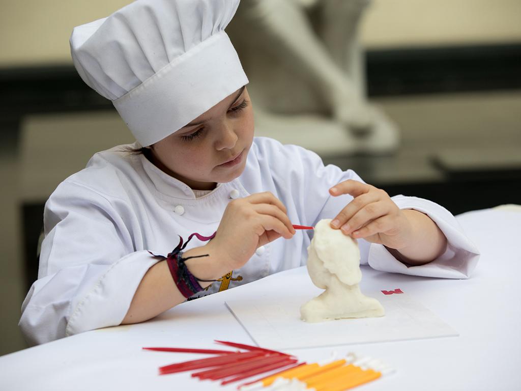 Taller escultura de chocolate