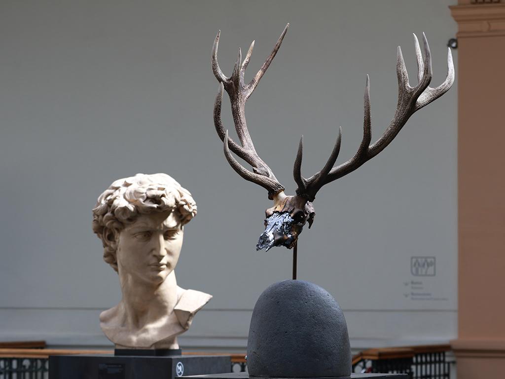 Detalle intervención en el hall central