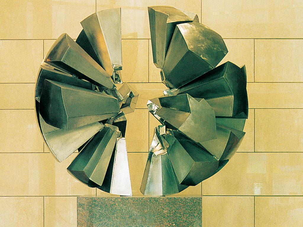 Detalle de obra en exposición.