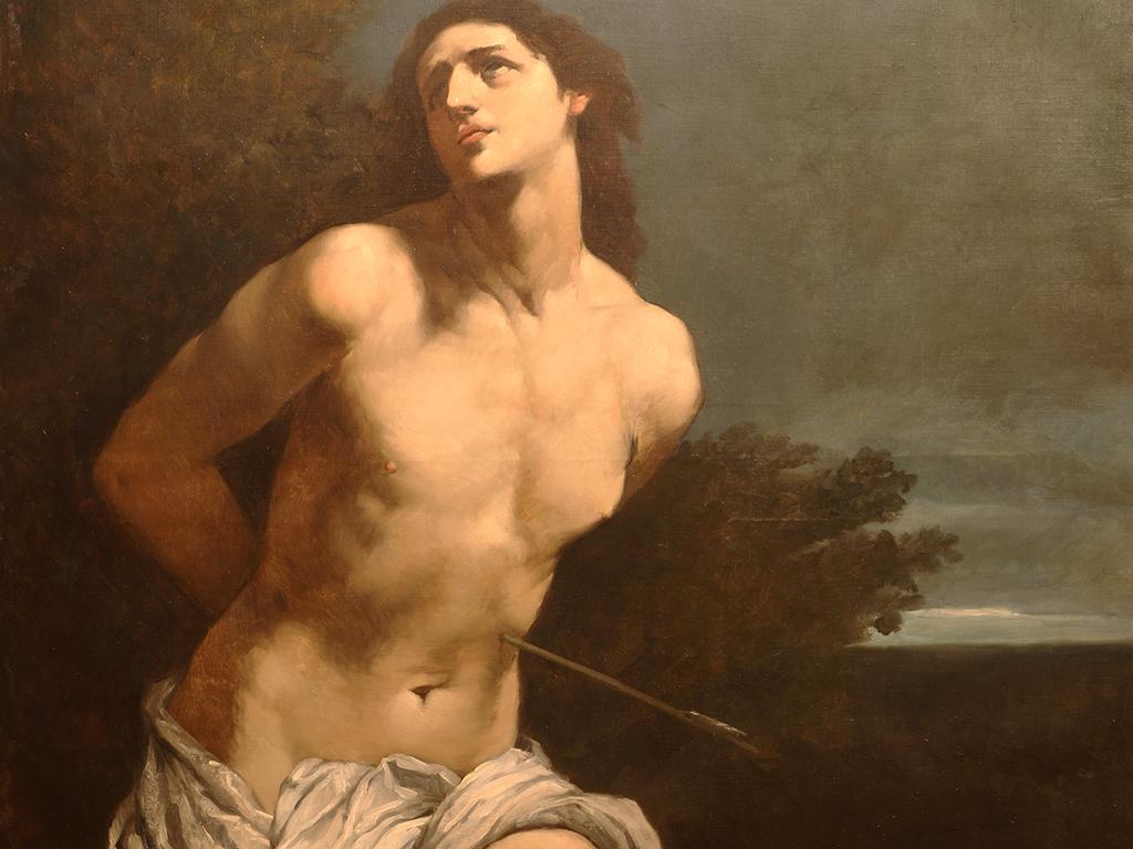 Detalle de obra San Sebastián, Col. MNBA