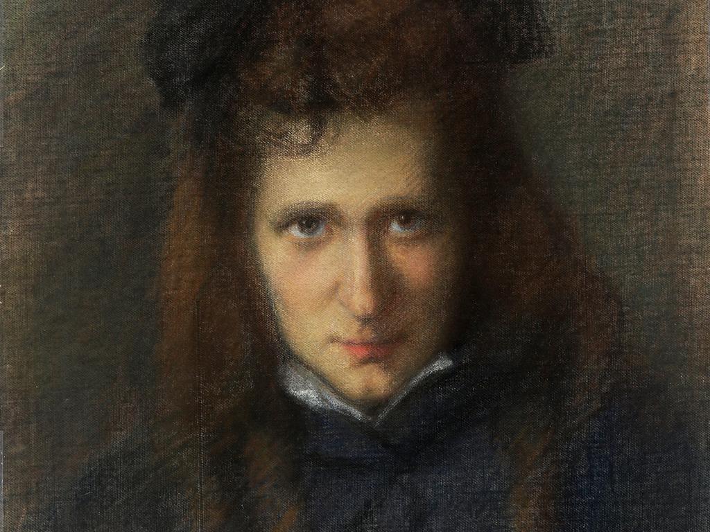 Detalle de Retrato de Laura Rodig por Judith Alpi