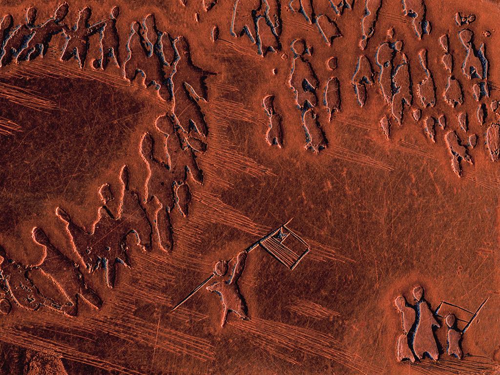 Matriz de cobre de La ronde de Nemesio Antúnez