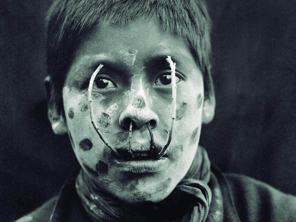 Detalle fotografía de Martín Gusinde