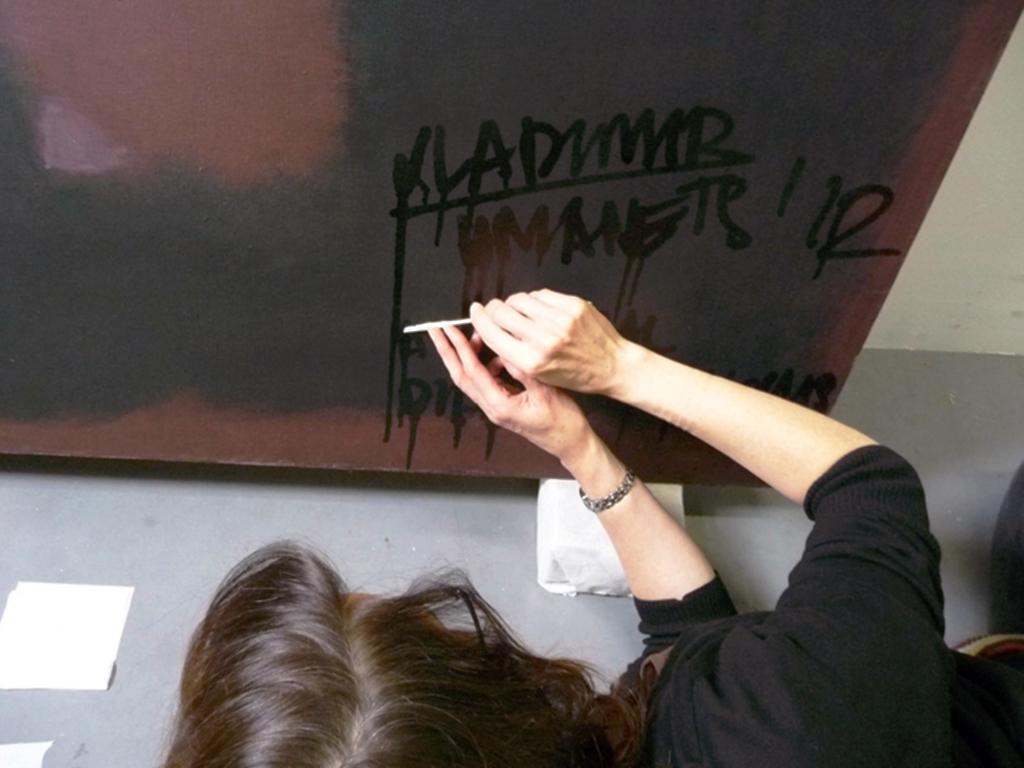 Restauración pintura de Mark Rothko