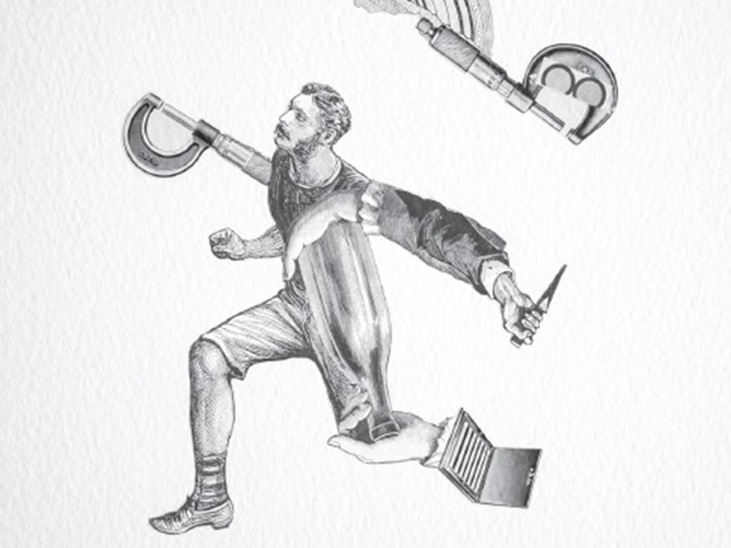 Detalle de obra de Ludwig Zeller