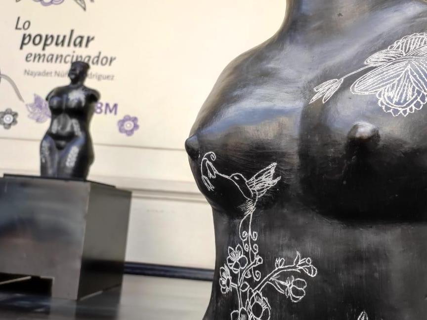 Detalle de obra de la artista Nayadet Núñez