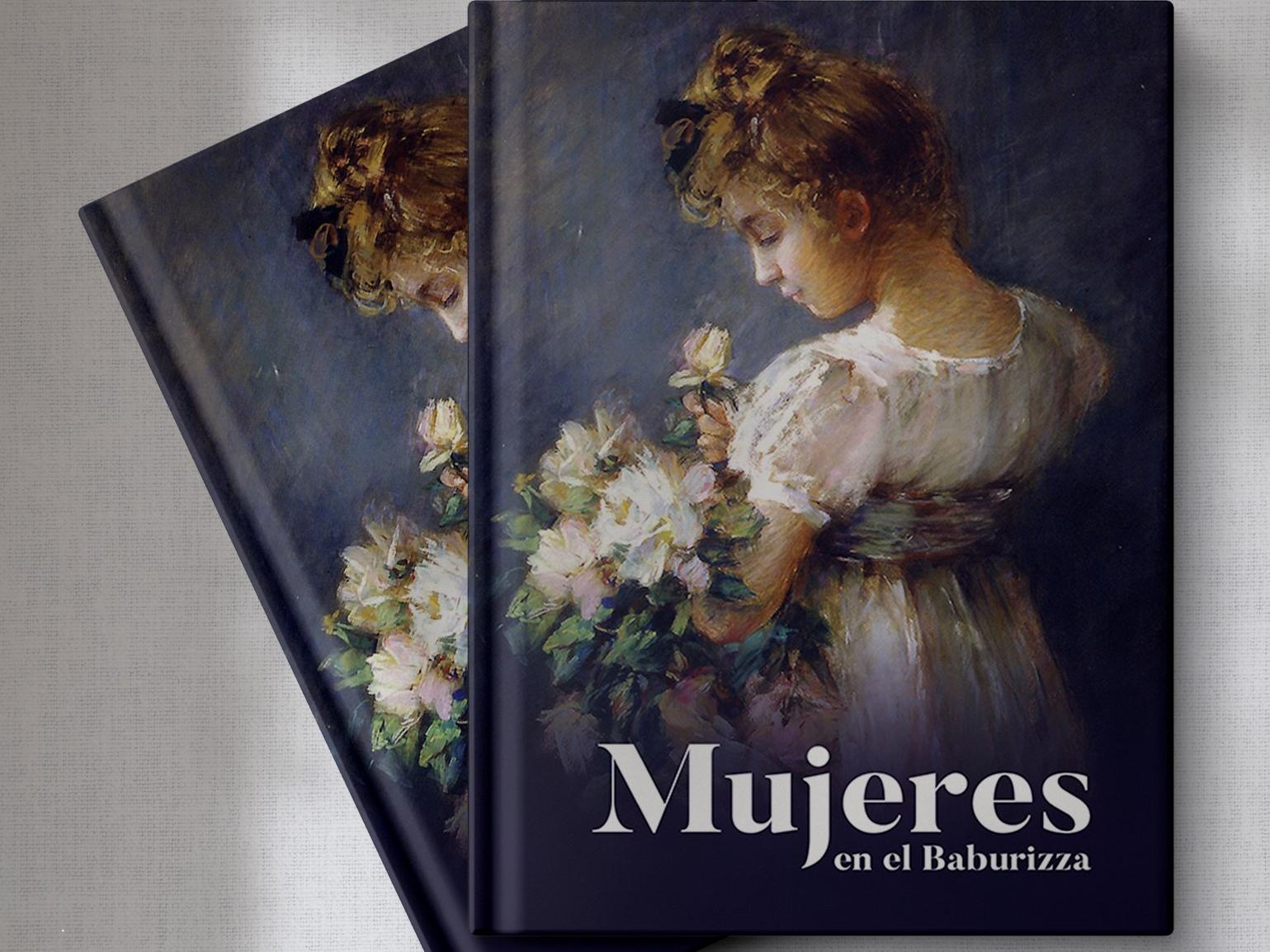 Imagen de libro con pintura que representa a una niña vestida de blanco en la portada