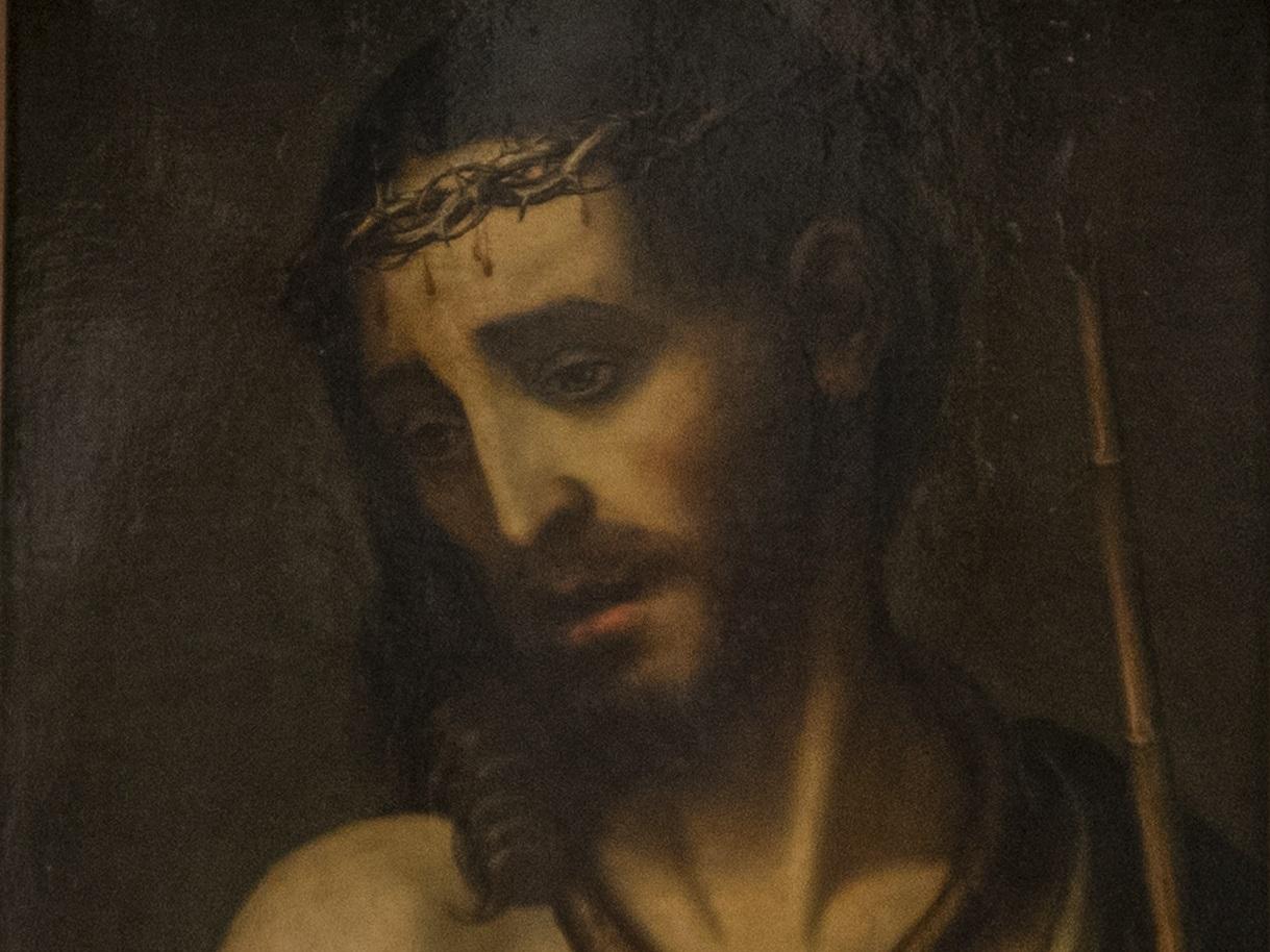 Ecce Homo, ca. 1550/1600. Taller de Luis de Morales. at. Col. Museo Nacional de Bellas Artes