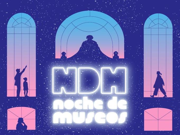 Ilustración en tonos azules con siluetas de personas.