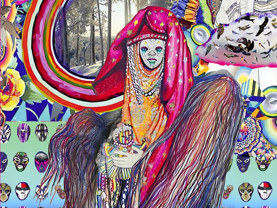 Portada del catálogo de la muestra Cosmonación