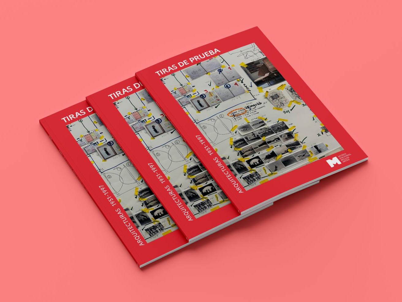 Fotografía de catálogos de la muestra Tiras de prueba
