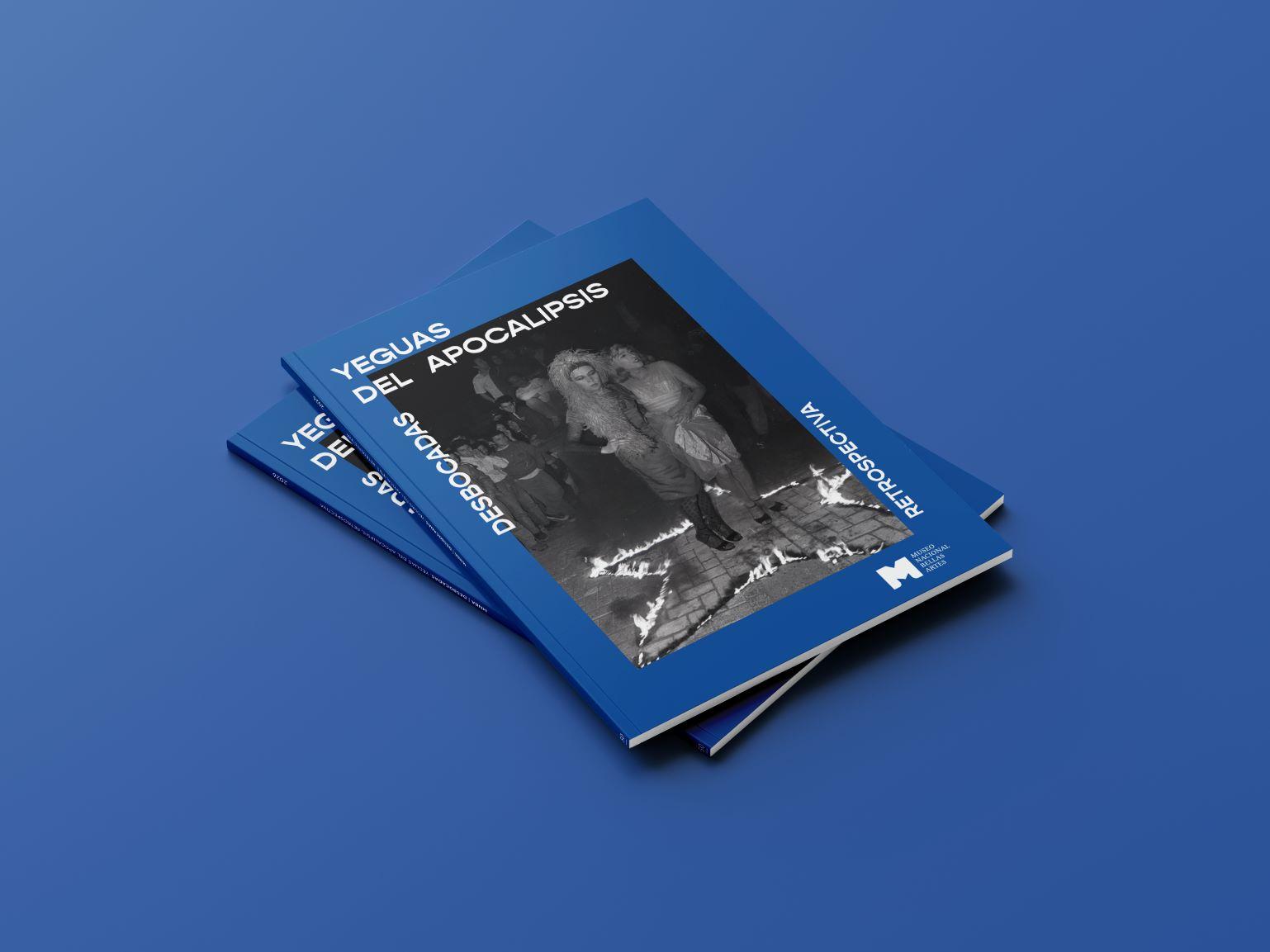 Fotografía de catálogos exposición Yeguas del Apocalipsis