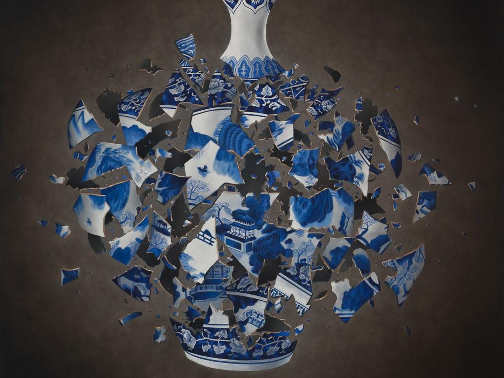 Burbuja, 2012, óleo sobre tela, 160x160cm