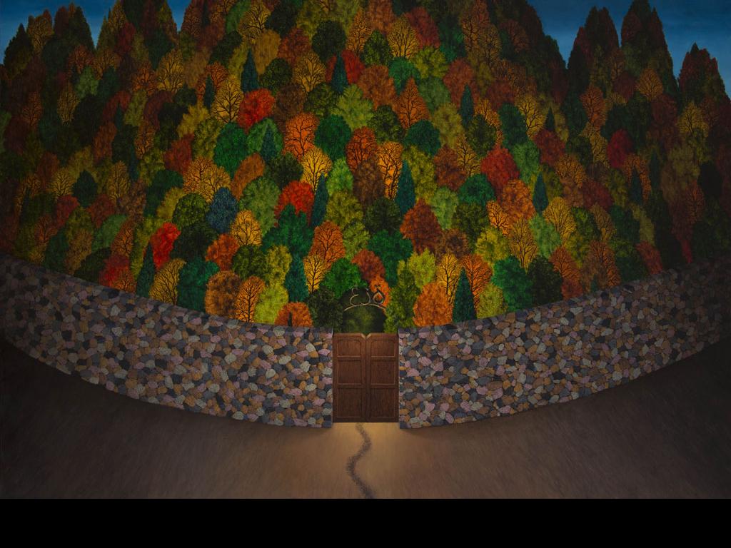 Gaza, 2013, óleo sobre tela, 200x160cm