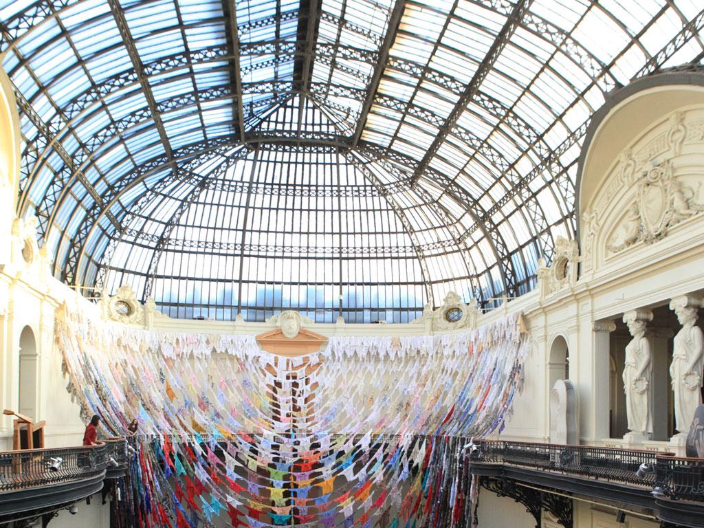 Parte Superior de obra Huellas y Diálogos