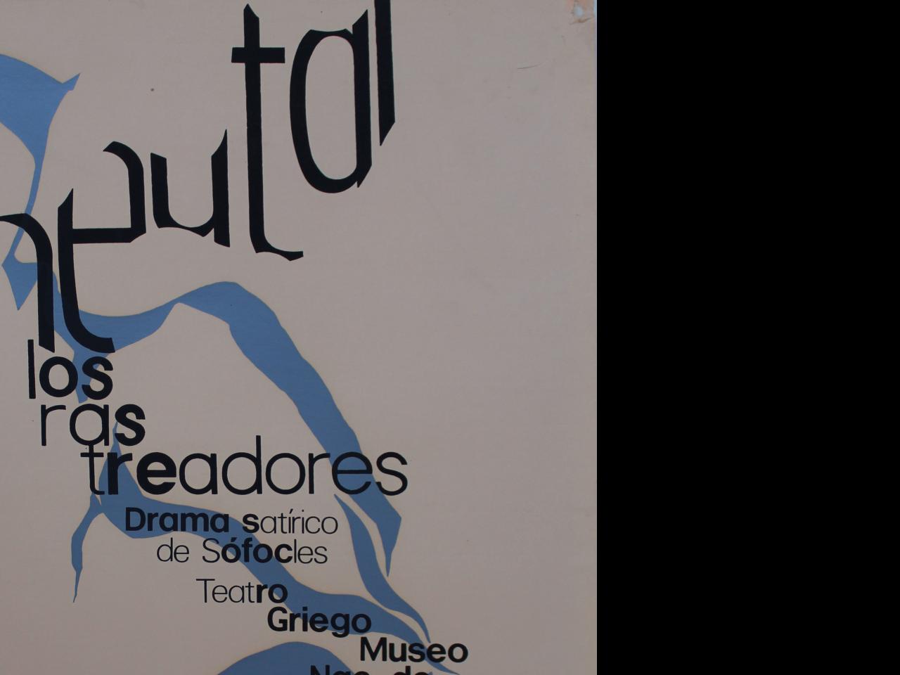 Afiche Los Rastreadores.1983