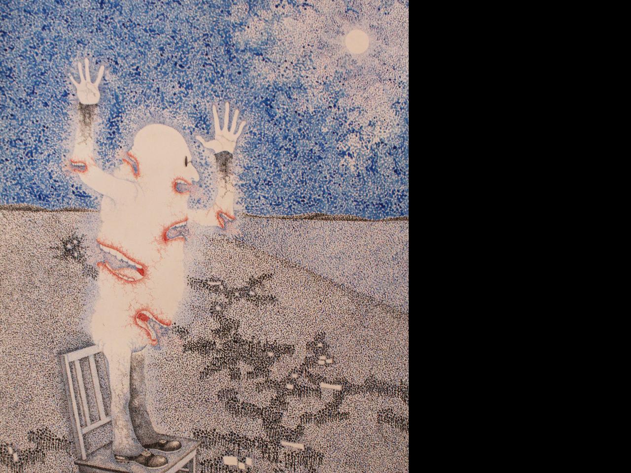 Tinta china sobre papel