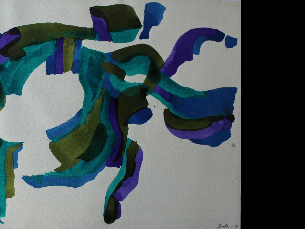 Opus 12-01. 1967. Santiago. Tinta sobre papel