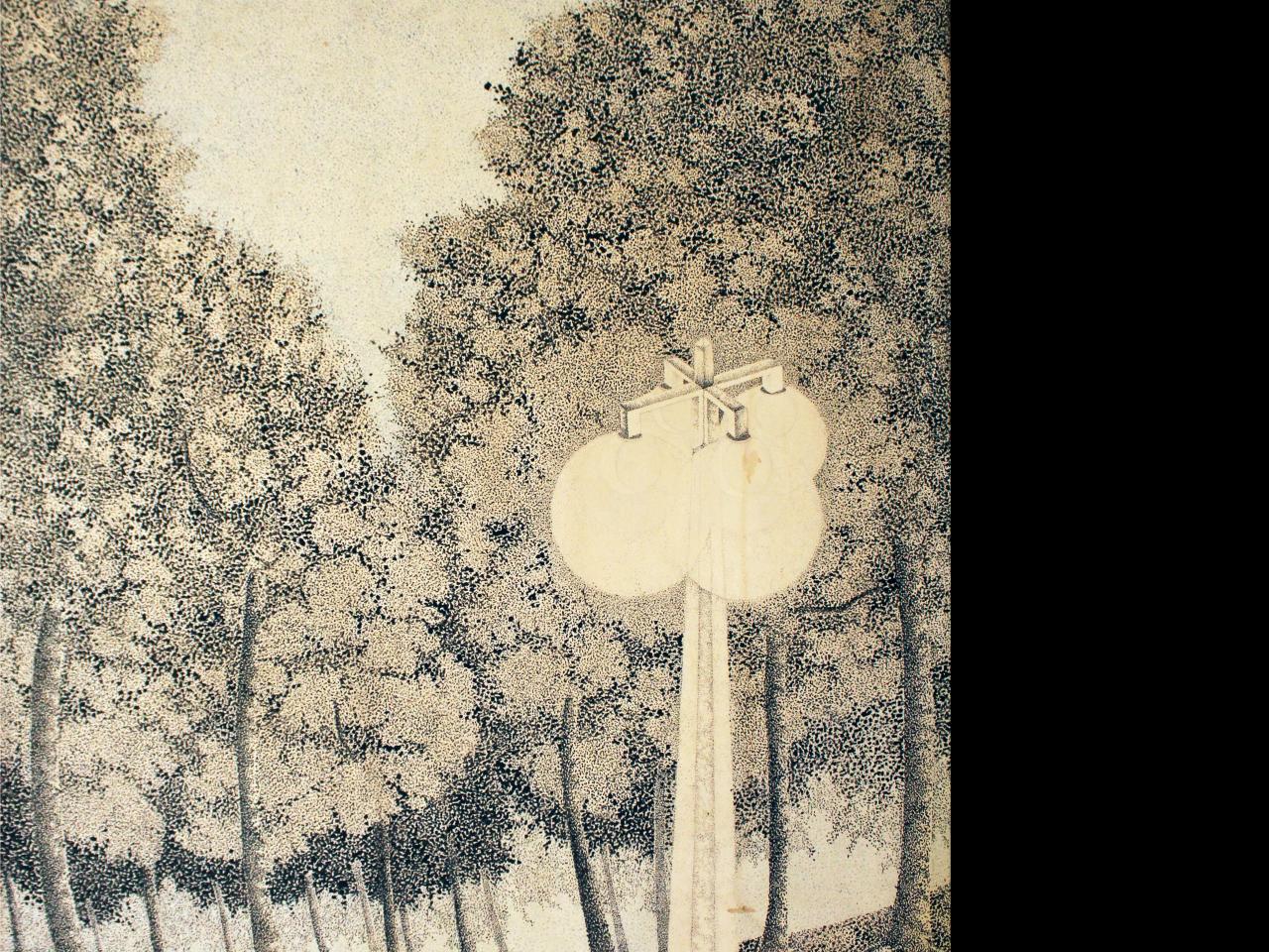 Tinta china sobre papel