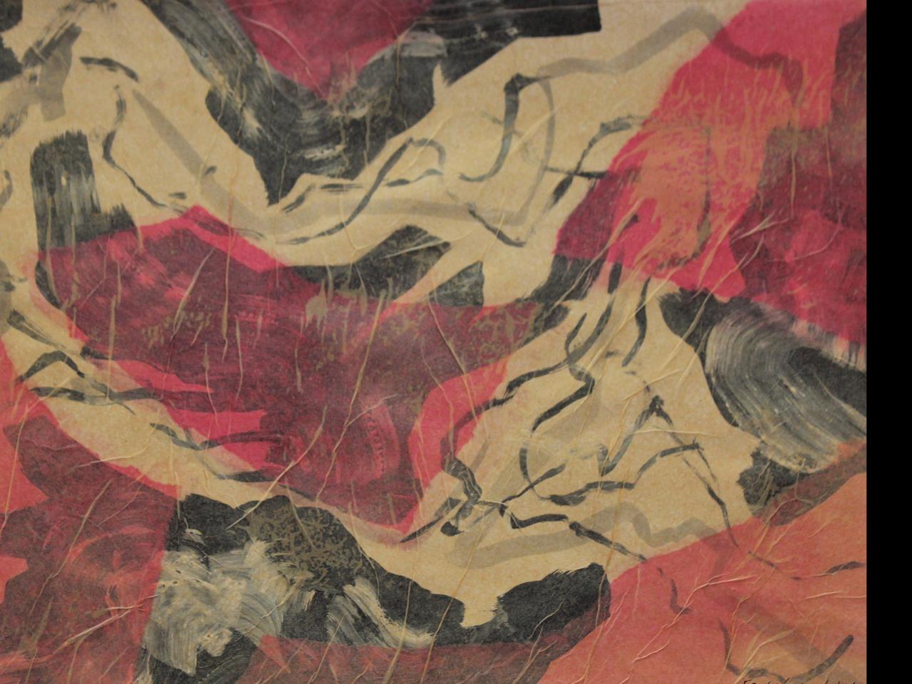 Sin título. Collage 2007. Santiago. Mixta sobre papel (collage, témpera)