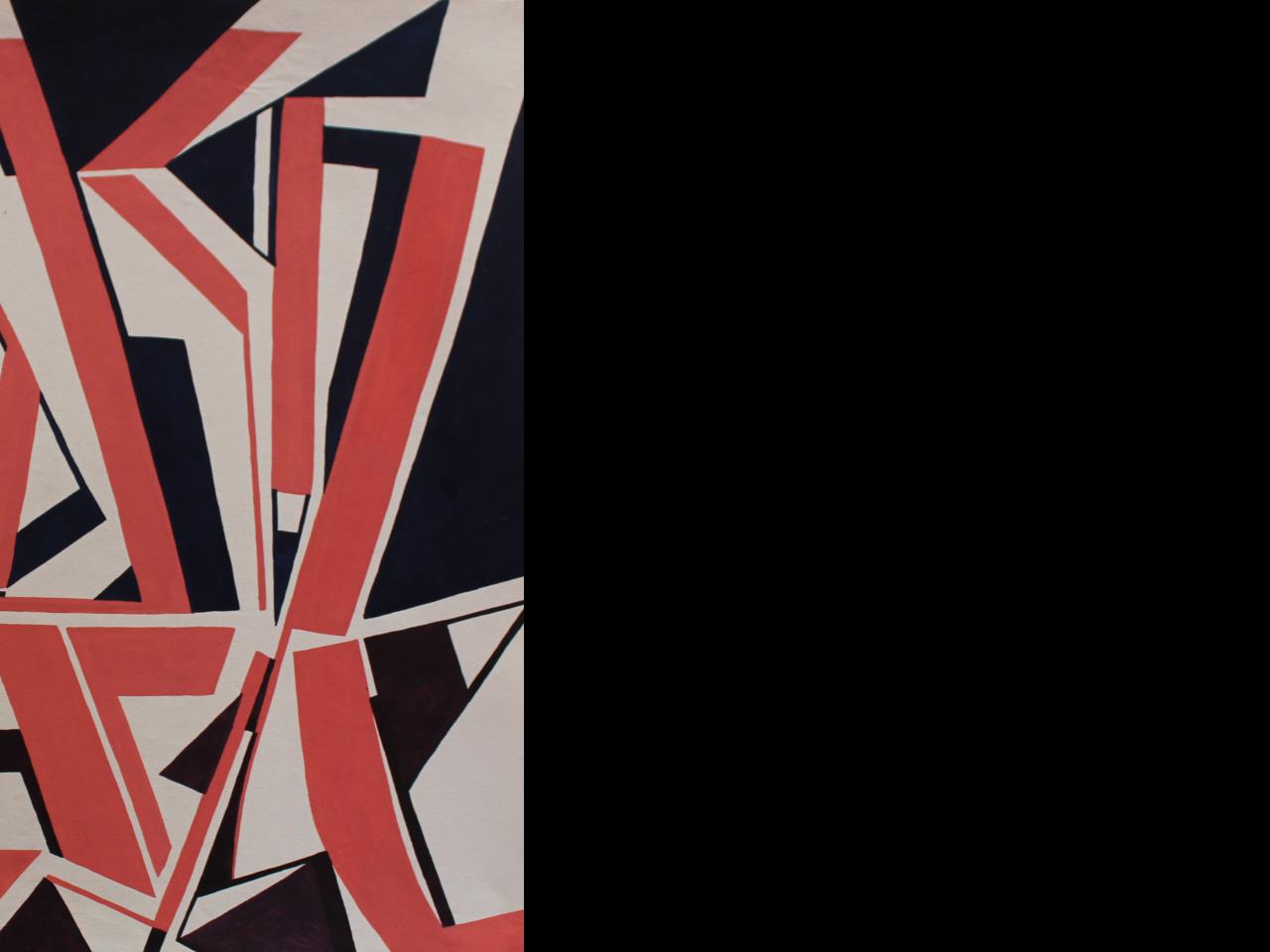 Opus 2-4. 1976. Santiago. Témpera sobre papel