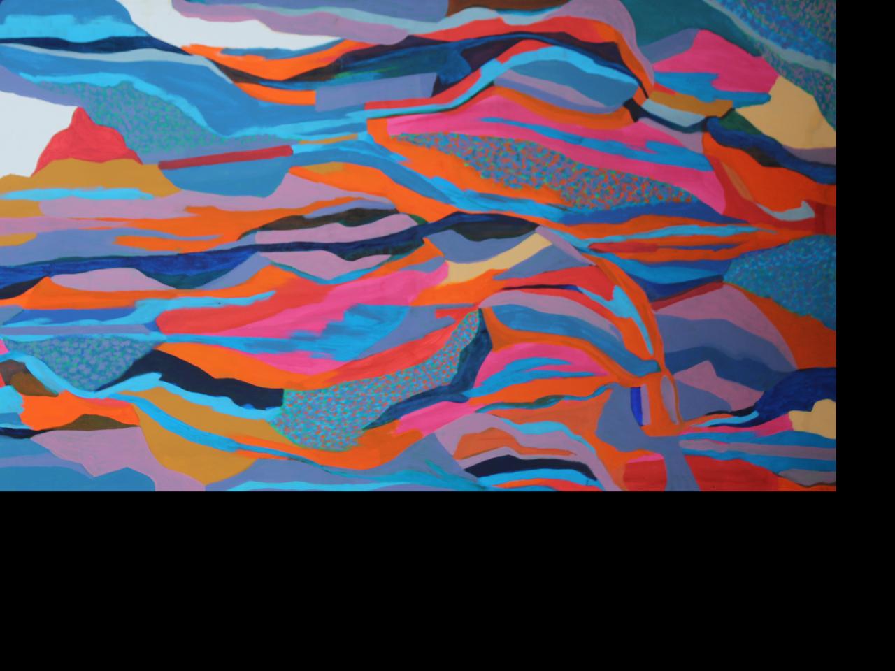 Opus 61-03.  Santiago. 2002. Mixta sobre tela (temple, óleo)