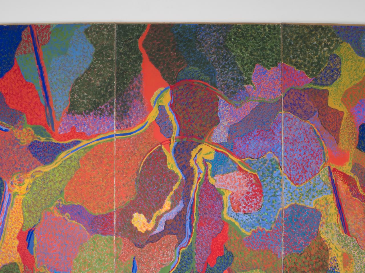 Temple al huevo y óleo sobre tela