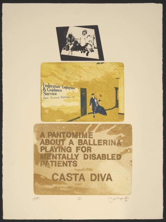 Casta diva (detalle), fotograbado, 1990; Colección MNBA.