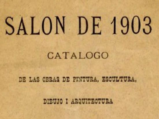 CATÁLOGO EXPOSICIÓN NACIONAL ARTÍSTICA SALÓN DE 1903