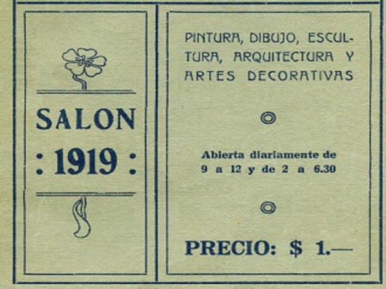 CATÁLOGO EXPOSICIÓN OFICIAL DE BELLAS ARTES, SALÓN DE 1919