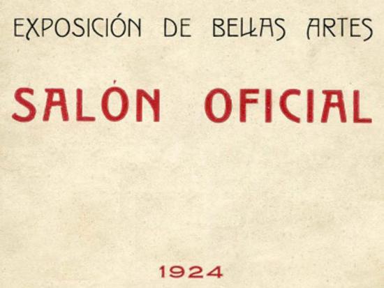 CATÁLOGO EXPOSICIÓN DE BELLAS ARTES, SALÓN DE 1924