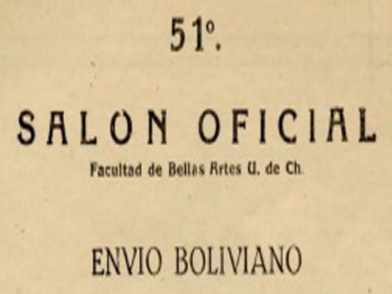 CATÁLOGO SALÓN OFICIAL 1939  ENVÍO BOLIVIANO